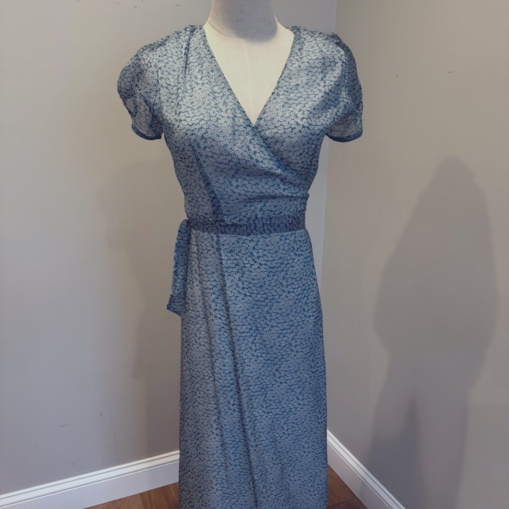 GAALA Silk wrap dress